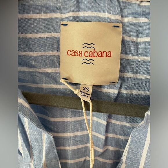 Casa Cabana vneck collared t-shirt size XS new the tags - Picture 4 of 7